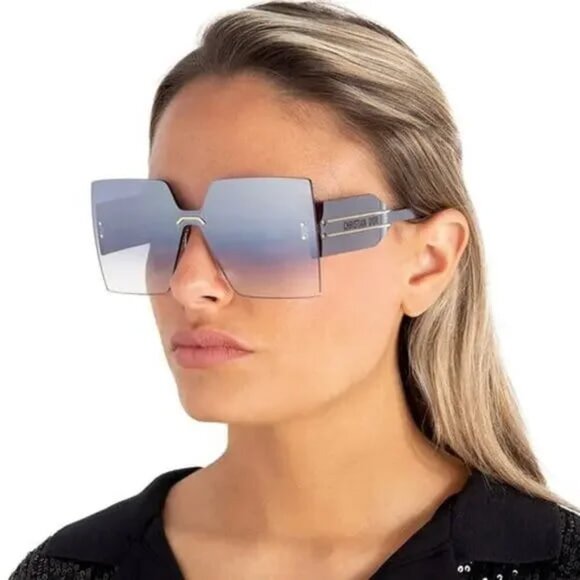 NEW DIOR SUNGLASSES DIOR DIORCLUB M5U F0A5 GREY EYEWEAR - Picture 2 of 4